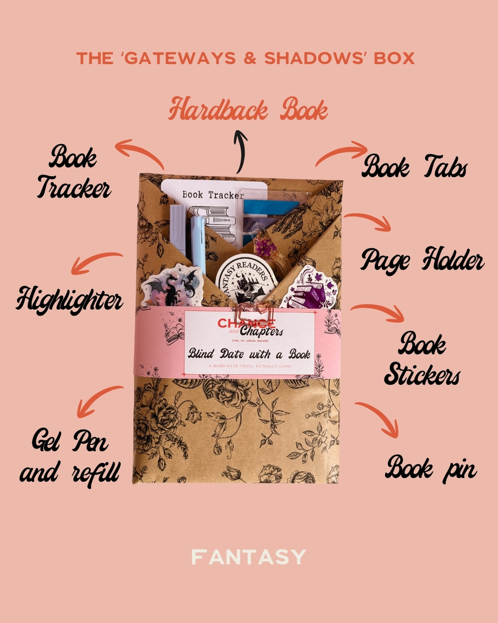 The 'Gateways & Shadows' Box - Fantasy (Hardback)